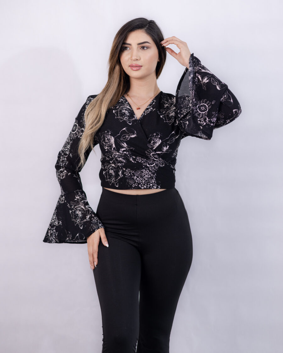 Chemise Chinois Fleur – Image 2
